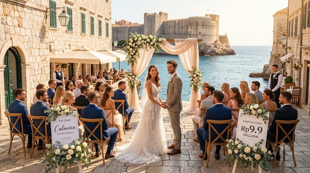 Calmara Cafe Resto & Resort Offers Intimate Wedding Packages Starting at Rp9.9 Million Calmara Cafe Resto & Resort Offers Intimate Wedding Packages Starting at Rp9.9 Million