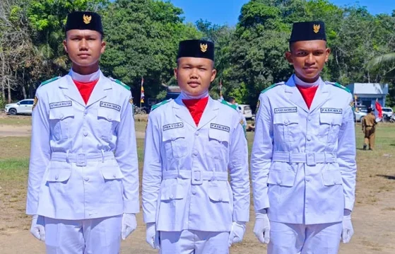 Pesantren Andalusia students Simangambat Paskibra Bringing Honor to Pesantren Andalusia, Three Students Selected for Simangambat District Paskibra Flag-Raising Squad