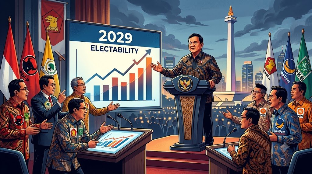 Political Parties Weigh In as President Prabowo Leads Latest 2029 Electability Survey Political Parties Weigh In as President Prabowo Leads Latest 2029 Electability Survey